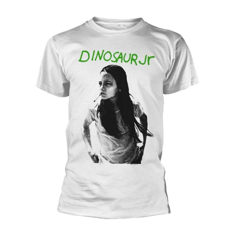 Dinosaur Jr Unisex Adult Green Mind T-Shirt / White